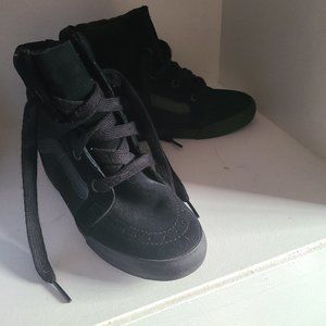 Women/ Teen Van's NWOT wedge heel sneakers